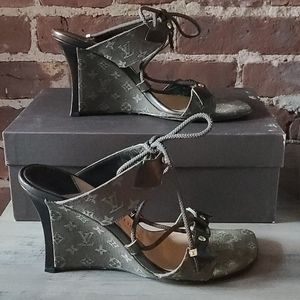 Louis Vuitton Lucie wedge mule